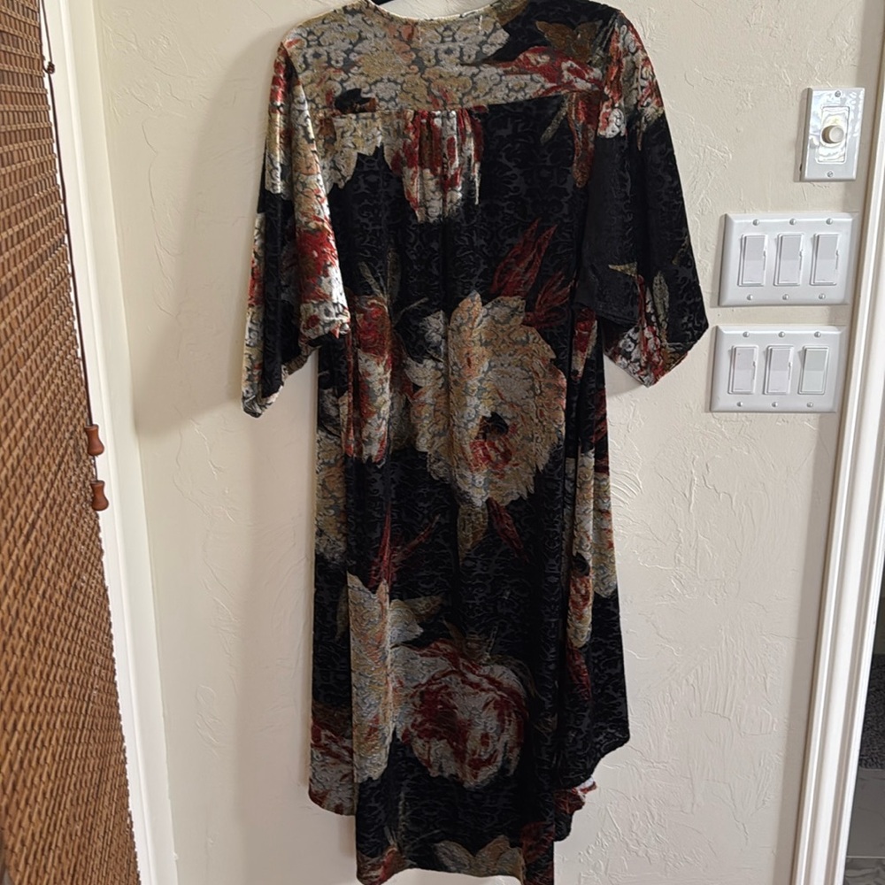 Long duster - burnout velvet